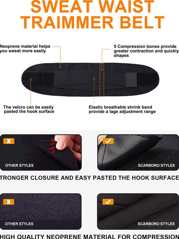 Women's Basic Minimalist Sauna Sweat Compression Waist Trainer, Tummy Control Waist Trimmer, Women Comfort Body Shapewear Waist Belt For Workout Running Yoga Fitness, Sexy Womenswear, Lady Underwear