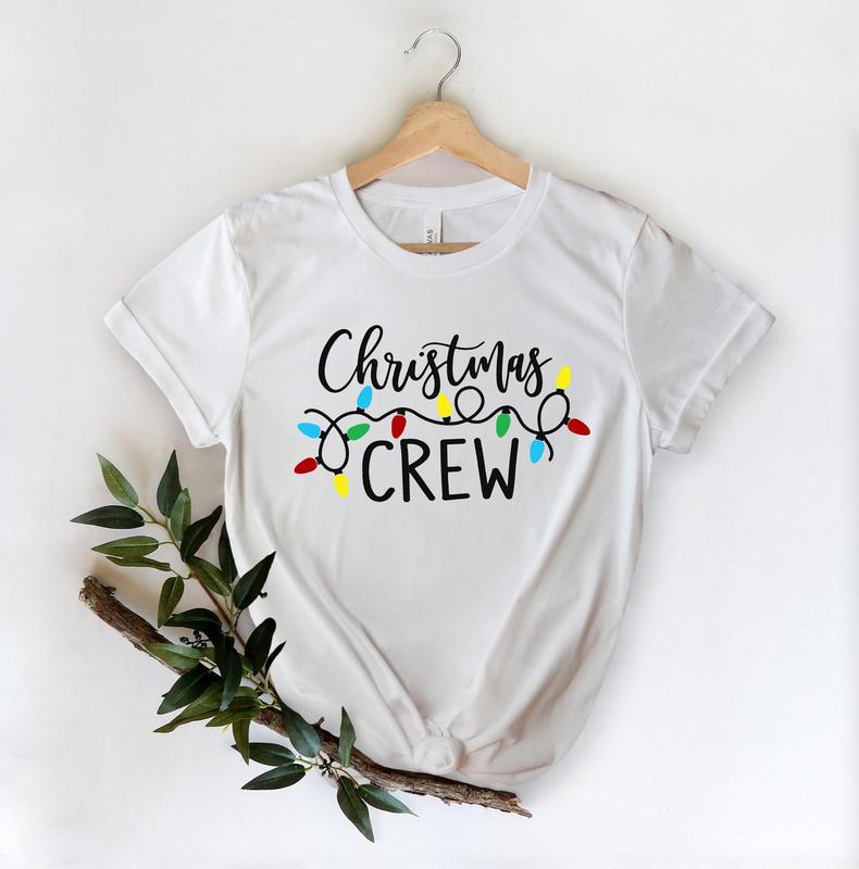 Christmas Crew Shirt – Family Holiday Season T-Shirt, Christmas Party Tee, Xmas Gift Shirt coquette christmas