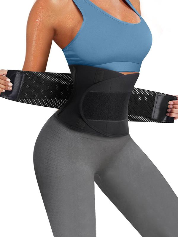 Women's Basic Minimalist Sauna Sweat Compression Waist Trainer, Tummy Control Waist Trimmer, Women Comfort Body Shapewear Waist Belt For Workout Running Yoga Fitness, Sexy Womenswear, Lady Underwear
