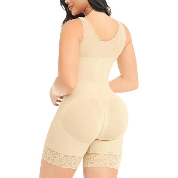 Fajas Colombianas Shapewear for Women Tummy Control Post Surgery Full Body Shaper Butt Lifter with Zipper Crotch Comfort Compression