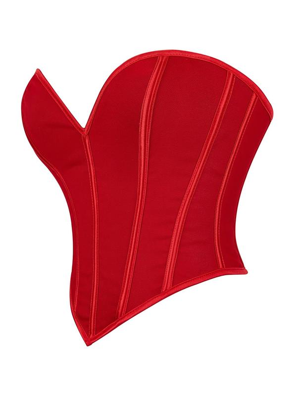 Women's Lace Up Tie Back Shapewear Tube Top, Breathable Comfortable Corset for Daily Wear, Ladies Shapewear Top for All Seasons