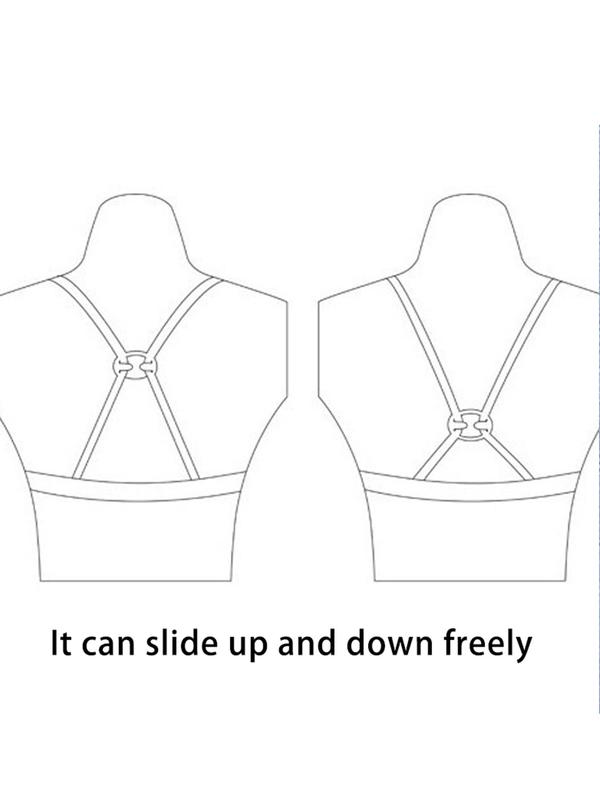 4pcs Solid Heart Shaped Bra Strap Buckle, Invisible Anti-slip Bra Strap Buckle for Daily Use, Bra Accessories for Women