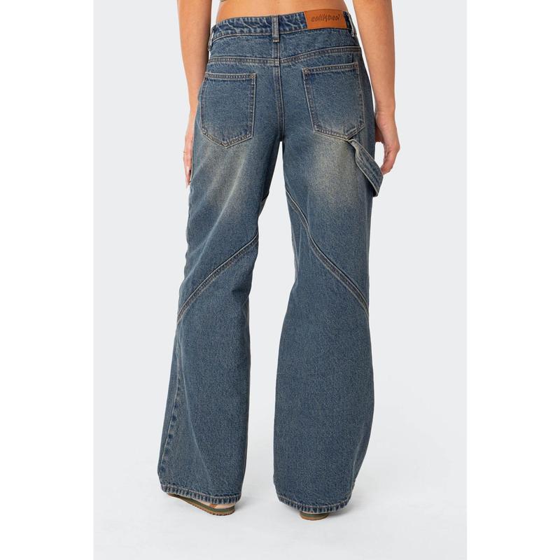 Serena Low Rise Carpenter Jeans