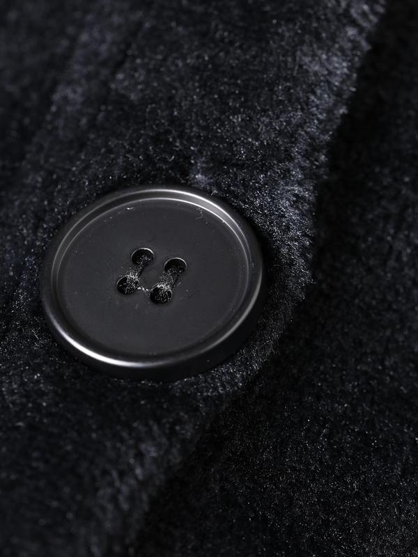 Women's Graphic Print Pocket Button Front Hooded Bathrobe, Casual Long Sleeve High Low Bathrobe, Women's Sleepwear for Fall & Winter