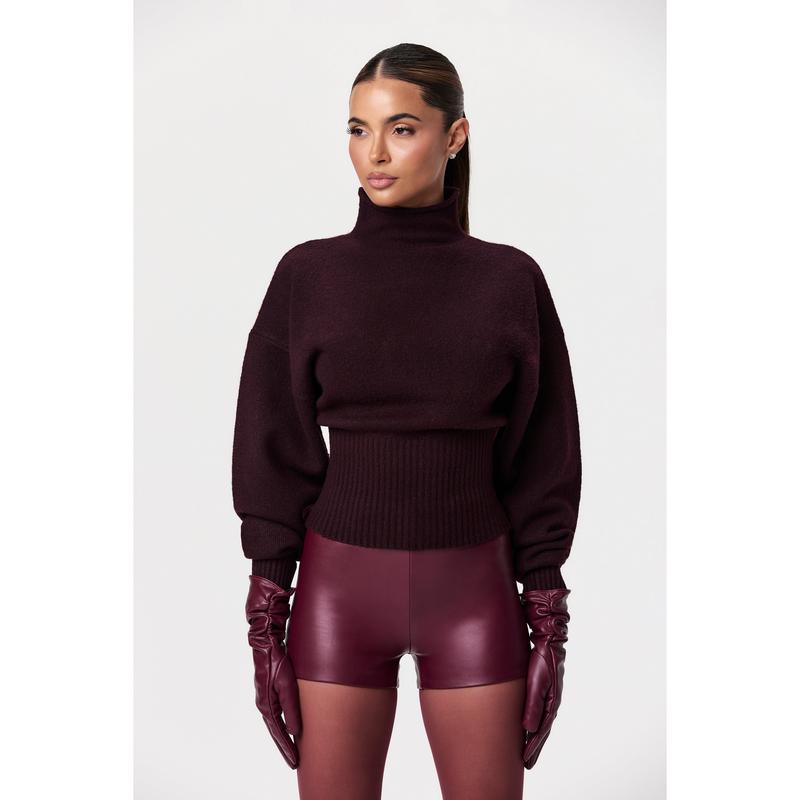 Vegan Leather Hot Pants